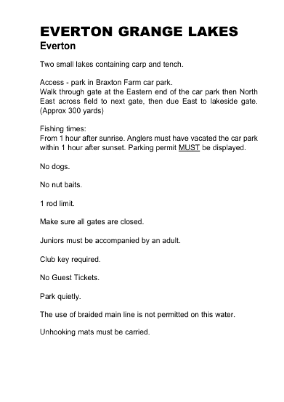 Everton Grange Lake